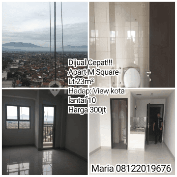 Apartemen murah type Studio di Msquare 1