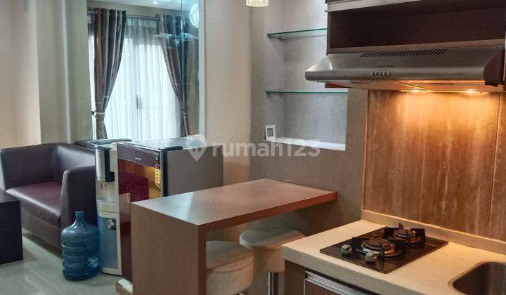 Apartemen Puri Park View Tower B 2BR lt 18 hdp pool/utara full furnish BU murah 2