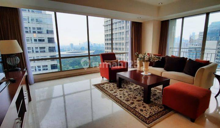 Apartment Sudirman Mansion Jakarta Selatan 3+1BR Lt17 Semi Furnish (Ed) 2