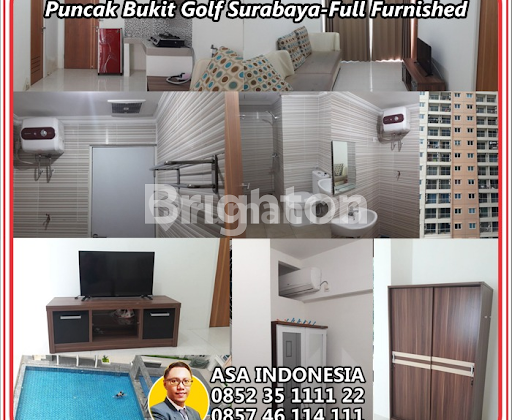 Apartment PBG (Puncak Bukit Golf) Surabaya 2BR Full Furnished Termurah