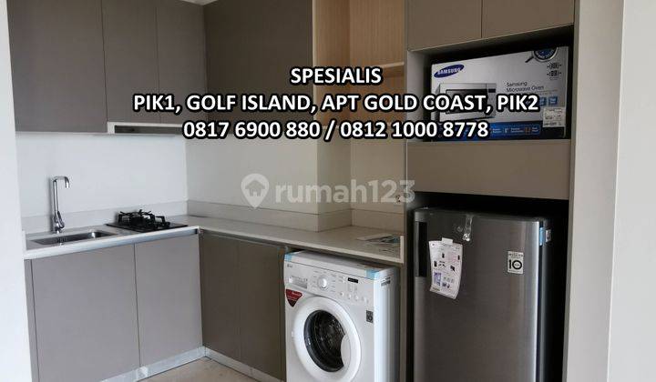 Termurah! Apartemen Gold Coast PIK 1BR,  Semi Furnished 1