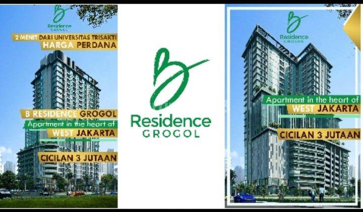 Dijual Apartemen B rrsidence , grogol Jakarta Barat 1