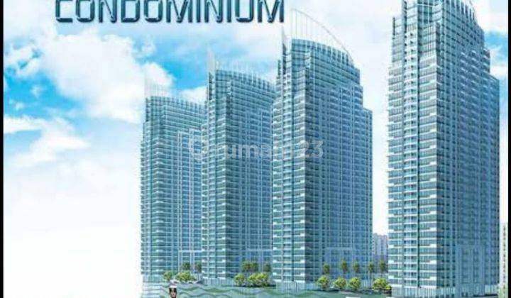 Condominium 2 kamar Type 2 BR ada di lantai 18 Baywark Pluit . ada Balkon lihat 2