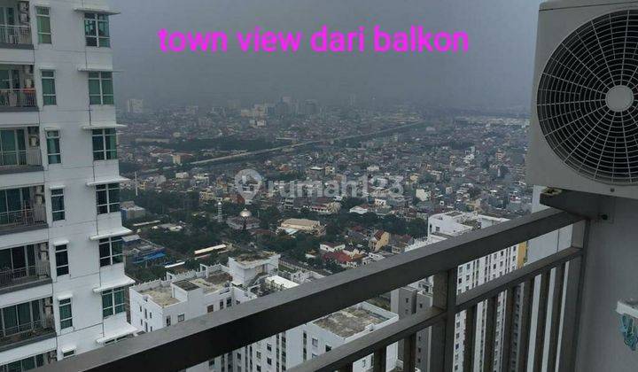 Condominium 2 kamar Type 2 BR ada di lantai 18 Baywark Pluit . ada Balkon lihat 1