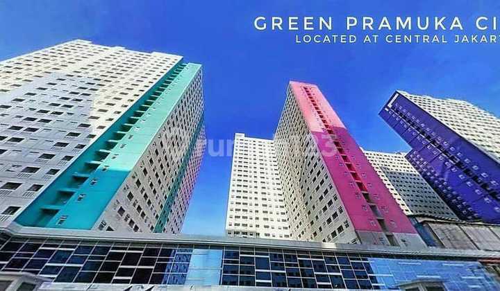 Disewakan Unit 2 Bedroom  Apartemen Green Pramuka City Tower Nerine Lt 10 Fully Furnish, Include Biaya2 Siap Pakai 2
