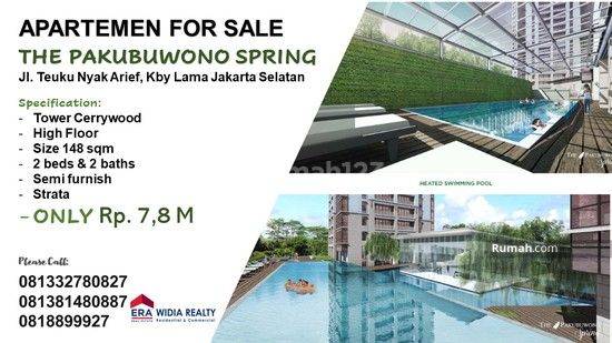 APARTEMEN MEWAH 2 Kamar SIAP PAKAI &amp; TERMURAH di THE PAKUBUWONO SPRING, Kebayoran Lama, Jakarta Selatan 1