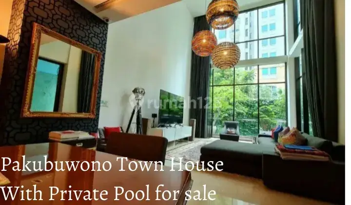 Pakubuwono town house with Private pool at Kebayoran Baru jaksel 1