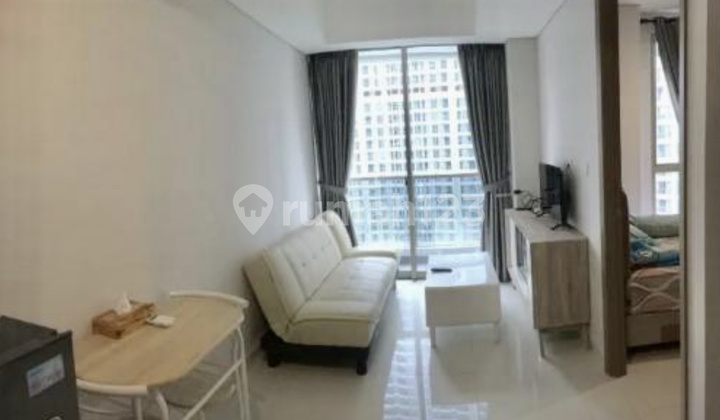 1 Bedroom (38 m²) Apartemen Taman Anggrek Residences – Full Furnished, Tower E, Middle Zone, View Pool, 1,350M, Taman Anggrek, Jakarta Barat