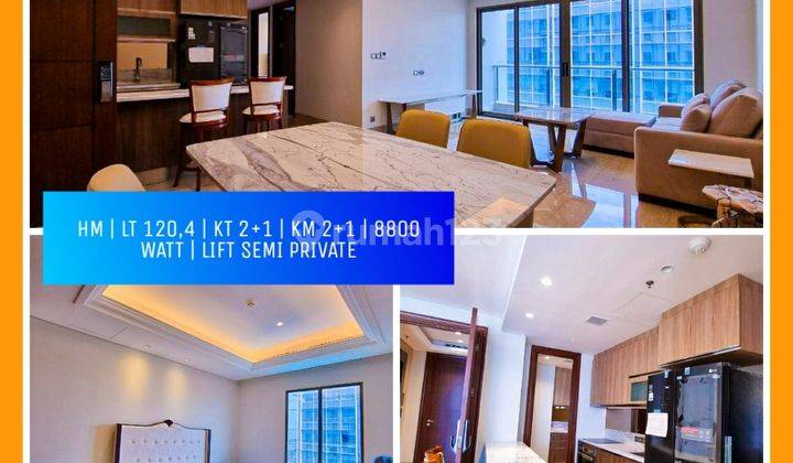 Apartemen mewah tengah kota sewa min 2 th 1