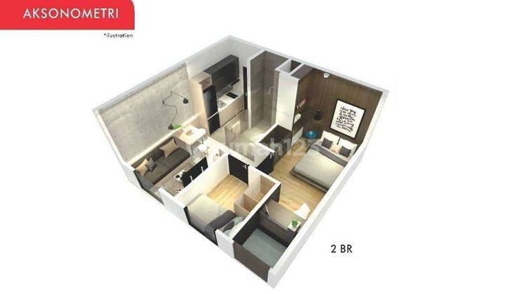 Apartemen 2 Bedroom Furnish di Tamansari Urbano Bekasi 2