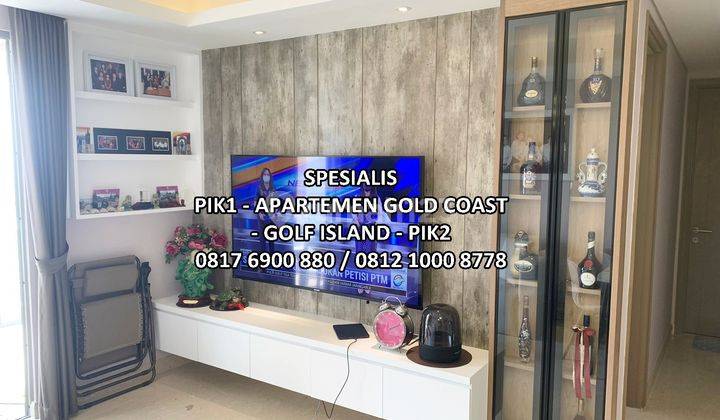 Apartemen Gold Coast Pik 3BR, Furnished, Renov, View Laut 1