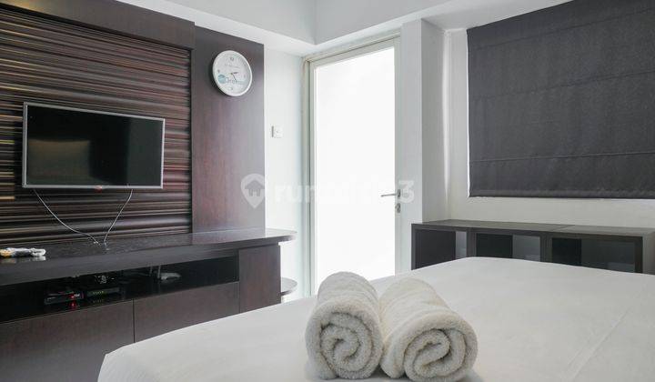 Studio Furnished Apartemen Sahid Metropolitan By Travelio 2