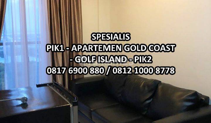 Dijual Apartemen Gold Coast PIK 2BR, Furnished, Sea View 1