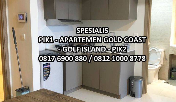 Dijual Apartemen Gold Coast PIK 2BR, Furnished, Sea View 2