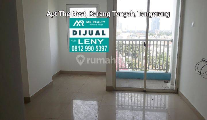 JUAL MURAH...THE NEST APARTMENT, STUDIO 27 M2, DI KARANG TENGAH, TANGERANG, LAGI BU 2