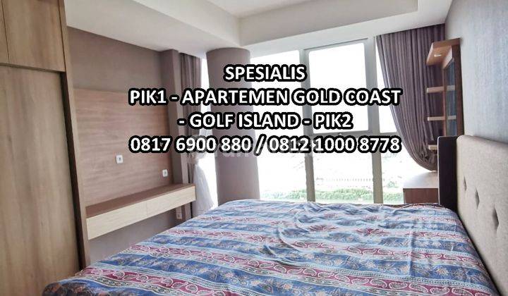 Dijual Apartemen Gold Coast 3BR+1, Sea View, Furnished, Pantai Indah K 1