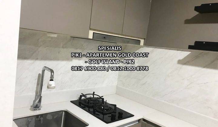 Dijual Apartemen Gold Coast PIK, 1BR, 51m2, View Laut, Furnished 2