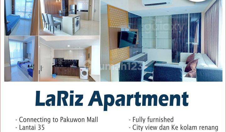 For Rent apartemen lariz Lantai 35 Fully Furnish Siap Huni..   1