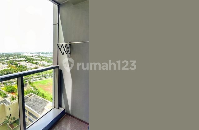 minimal 1 tahun apartemen furnish tinggal bawa koper strategis, persis depan aeon mall bsd city, the branz tower c type 2BR, siap huni 2