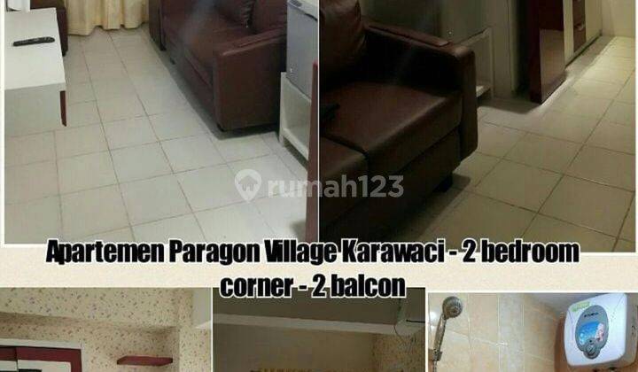 Dijual murah Apartemen Paragon Village Karawaci 2 BR corner 1