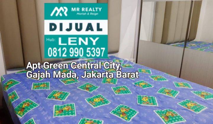 APARTEMEN GREEN CENTRAL CITY, GAJAH MADA, JAKARTA BARAT 2 BED ROOM, FULL FURNISHED 2