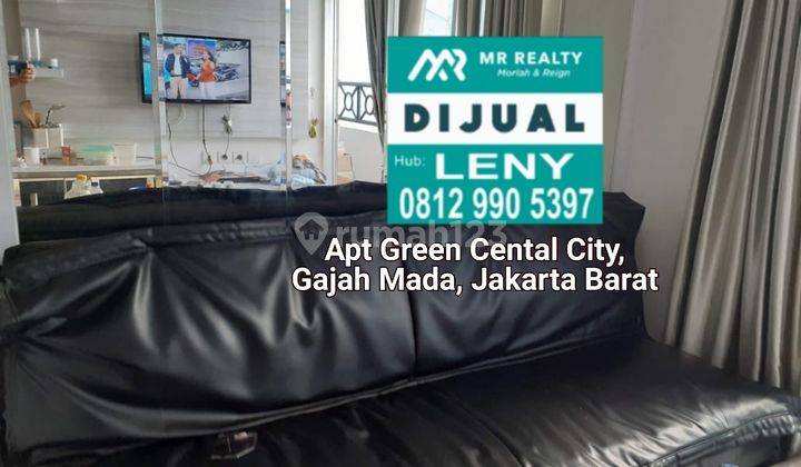 APARTEMEN GREEN CENTRAL CITY, GAJAH MADA, JAKARTA BARAT 2 BED ROOM, FULL FURNISHED 1