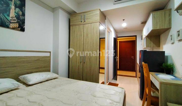 Dijual Unit Studio Full Furnished Dekat Kampus Binus 2