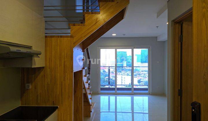 Apartemen baru 2lt type loft dgn 2 kmr tdr 1