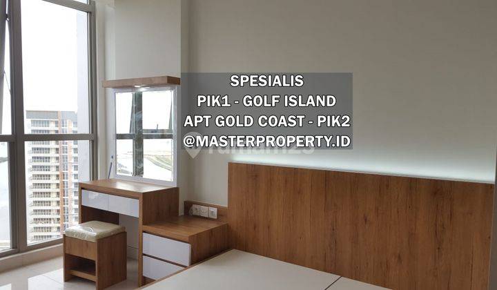 Dijual Apartemen Gold Coast PIK 1BR, 34m2, Furnished, View Laut 1