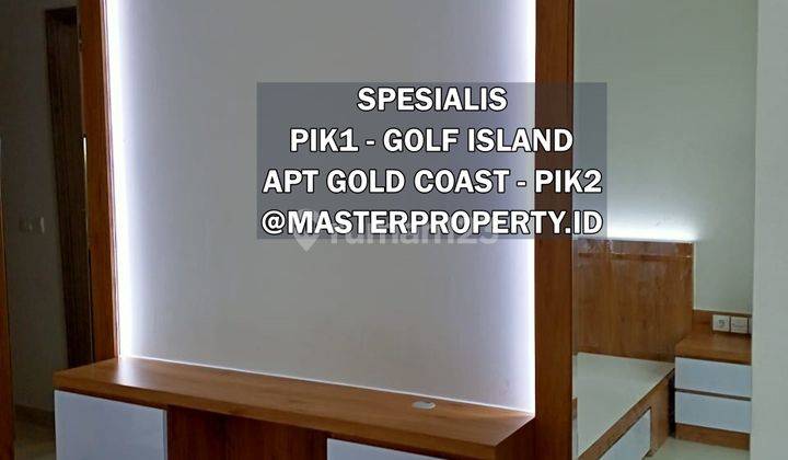 Dijual Apartemen Gold Coast PIK 1BR, 34m2, Furnished, View Laut 2