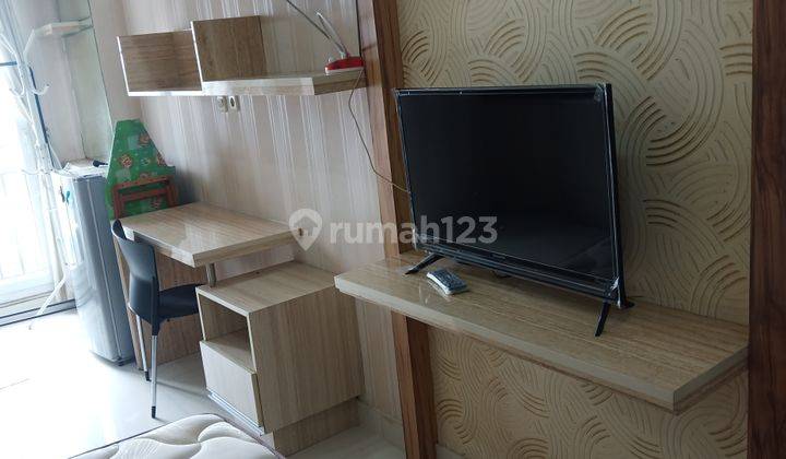 Disewakan Apartemen Puri Park View Tower C studio lt 23 full furnish siap huni hdp pool/selatan BU murah 2