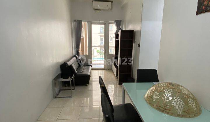 Apartemen grand palace kemayoran rapih siap huni, lantai 1 view kolam 1