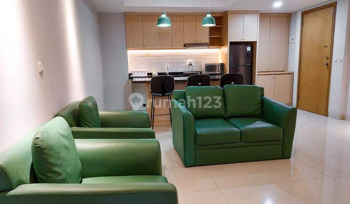 Apartemen di The Mansion Kemayoran 2 Kamar Tidur 1