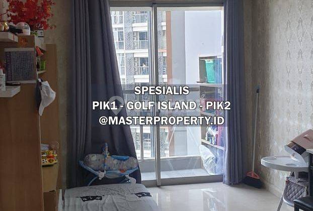 Dijual Apartemen Gold Coast PIK 1BR, 51m2, Wallpaper, View City, Rapi 1