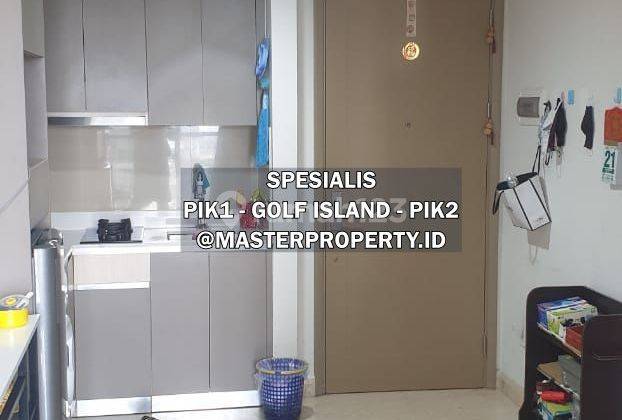 Dijual Apartemen Gold Coast PIK 1BR, 51m2, Wallpaper, View City, Rapi 2