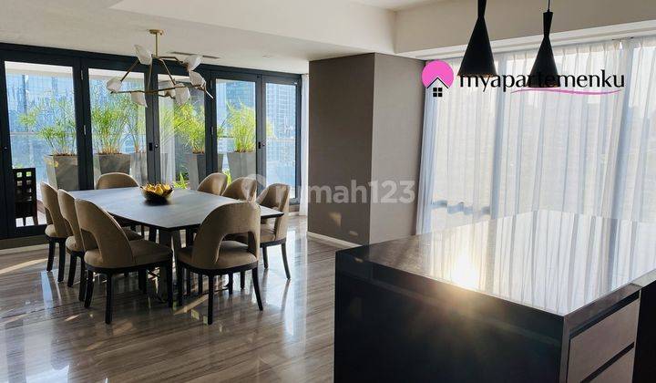 APARTEMEN Penthouse 3 Lantai Type Suite Furnish Lengkap, MEWAH, Fresh & Strategic @Verde Apartemen, Kuningan Jakarta Selatan 2