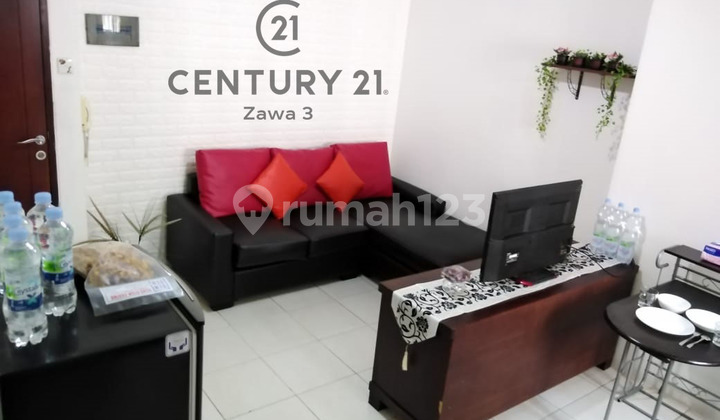 DISEWAKAN Apartement Medit 2 Fully Furnished Lantai sedang, Baru Renovasi Hadap Swimming Pool. 2