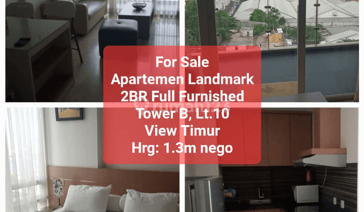 murah apartement landmark residence 2 BR furnished siap huni 1