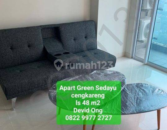 Dijual Apartemen Green Sedayu Cengkareng, Siap Huni, Fully Furnished, Akses Langsung Mall, Akses Dekat Tol , 1