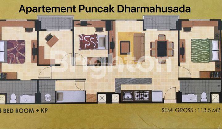 APARTEMENT PUNCAK DHARMAHUSADA SURABAYA 1