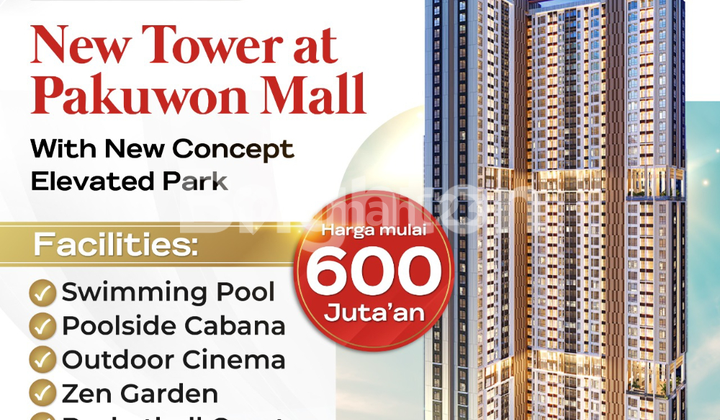 Apartemen baru Clayson di bawah mall pakuwon indah surabaya barat