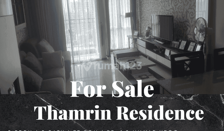 Dijual Apartement Thamrin Residence 2 BR Furnished Bagus 1