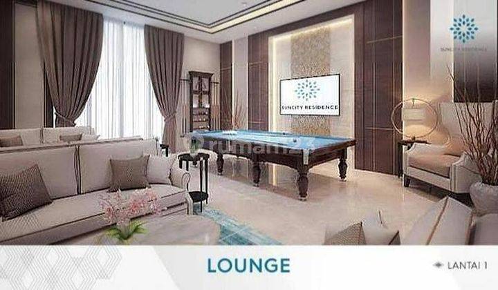 Apartemen Sun City Residence, bayar 5 juta siap huni angsuran 2jt 2