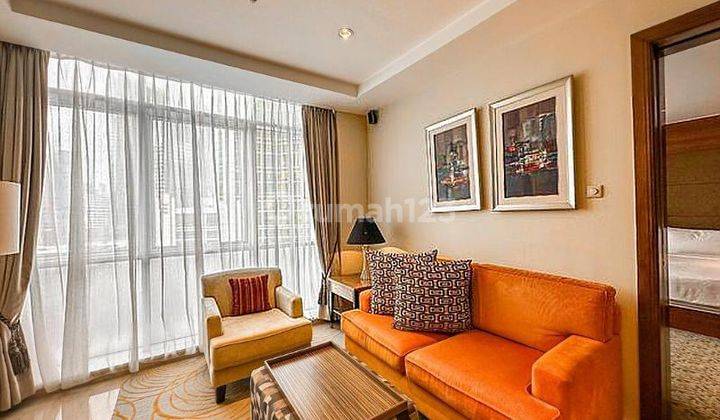 ruang tamu rent apartment strategic in oakwood