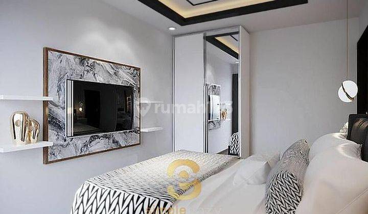 kamar tidur  apartemen 1 kamar tidur merapi