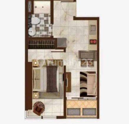 Apartemen Sedayu City Size 42m2 Type 1BR Tower Melbroune di Kelapa Gading Jakarta Utara 2