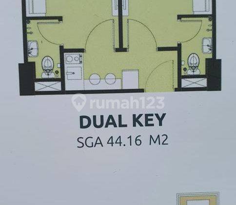 Unit 2 Kamar Type Dual Keys Di Apartemen Evenciio Margonda Depok 2