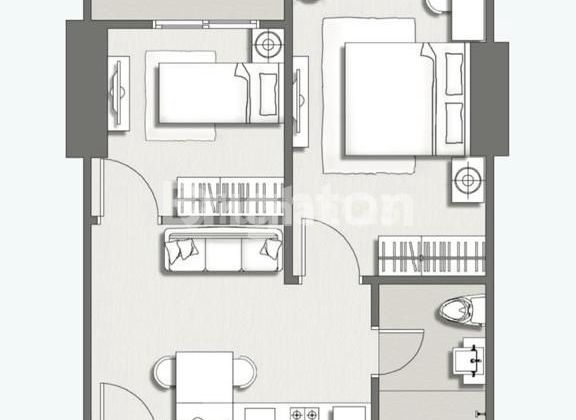 PRAXIS APARTMENT  PUSAT KOTA BY INTILAND