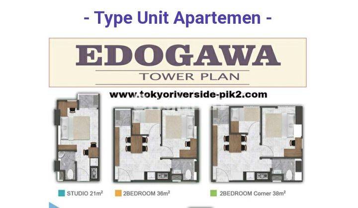 APARTEMEN SIAP HUNI TOKYO RIVERSIDE PIK 2 JAKARTA UTARA 2