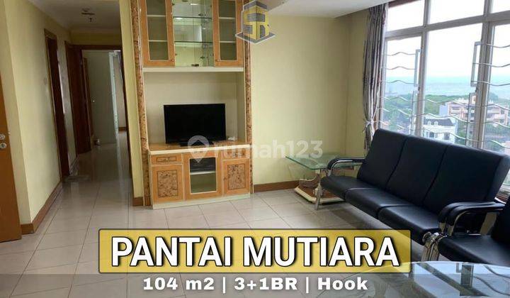 APARTEMEN PANTAI MUTIARA LANTAI SEDANG FULL FURNISHED, HOOK 1